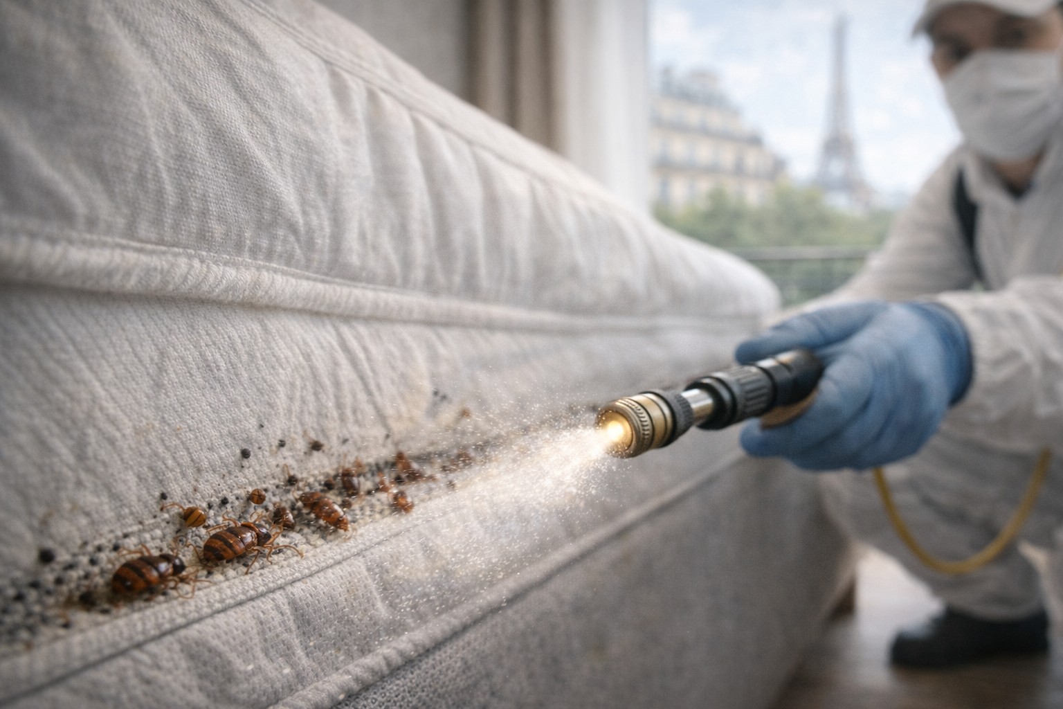 punaises de lit cryogenisation vapeur paris