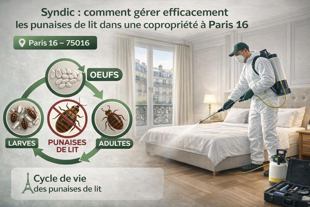 punaises de lit à Paris 16