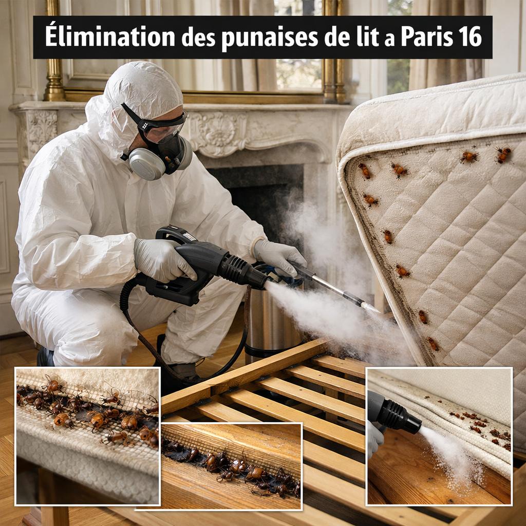 punaises de lit à Paris 16