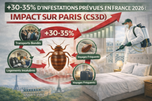 +30 à 35% Infestations prévues en France 2026