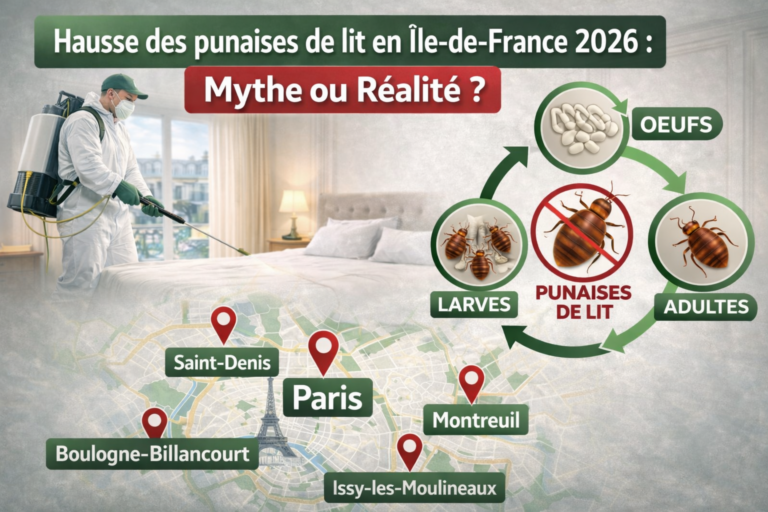 Hausse des Punaises de Lit en Île-de-France 2026 Mythe ou Réalité