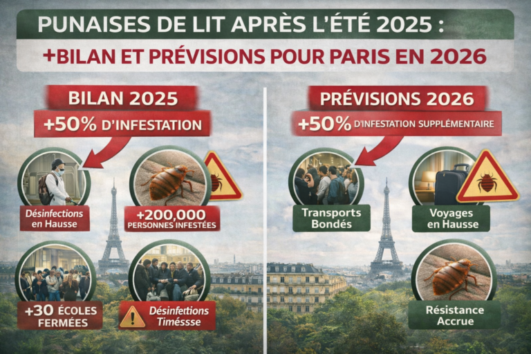 Punaises de Lit Après l'Été 2025 Bilan et Prévision