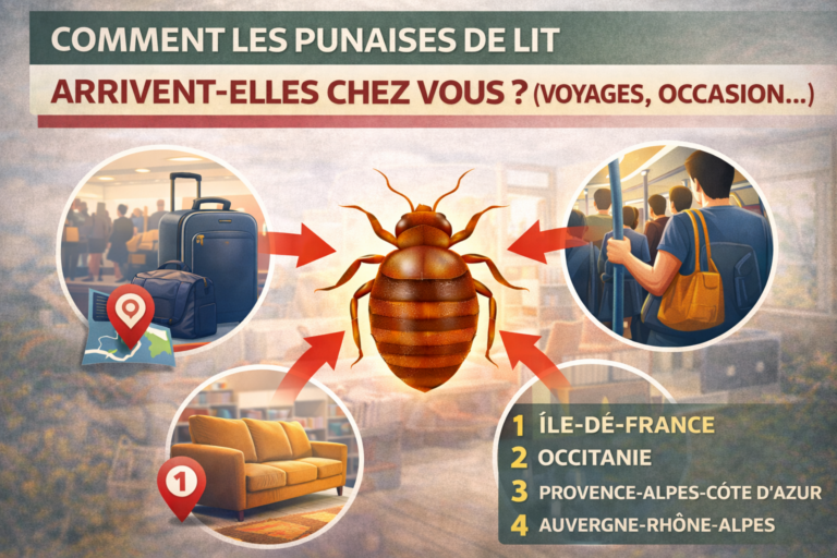 comment punaises de lit arrivent chez vous