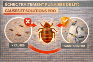 echec traitement punaises de lit causes solutions