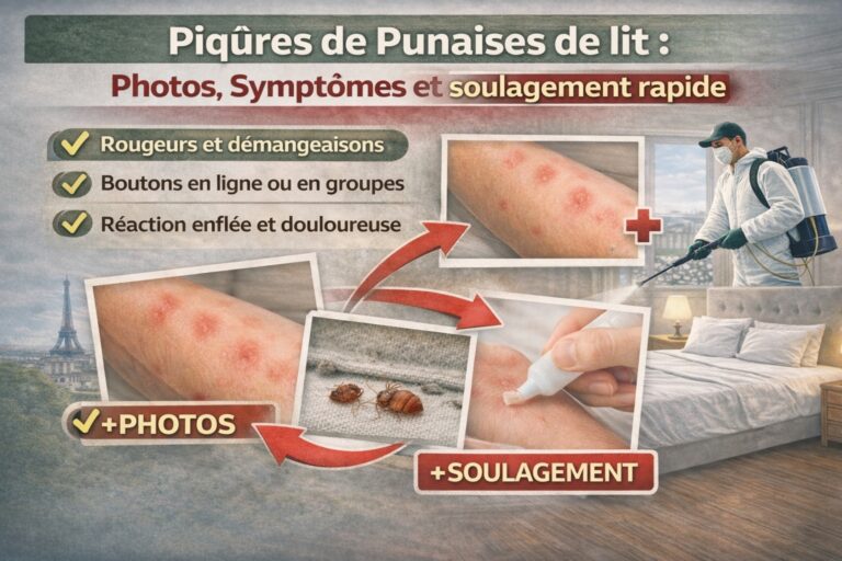 piqures punaises de lit paris symptomes solutions