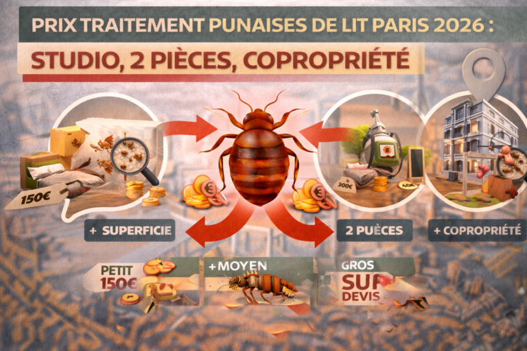 prix traitement punaises de lit paris