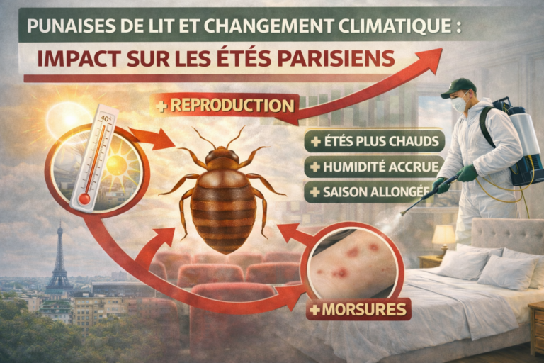 punaises de lit changement climatique paris