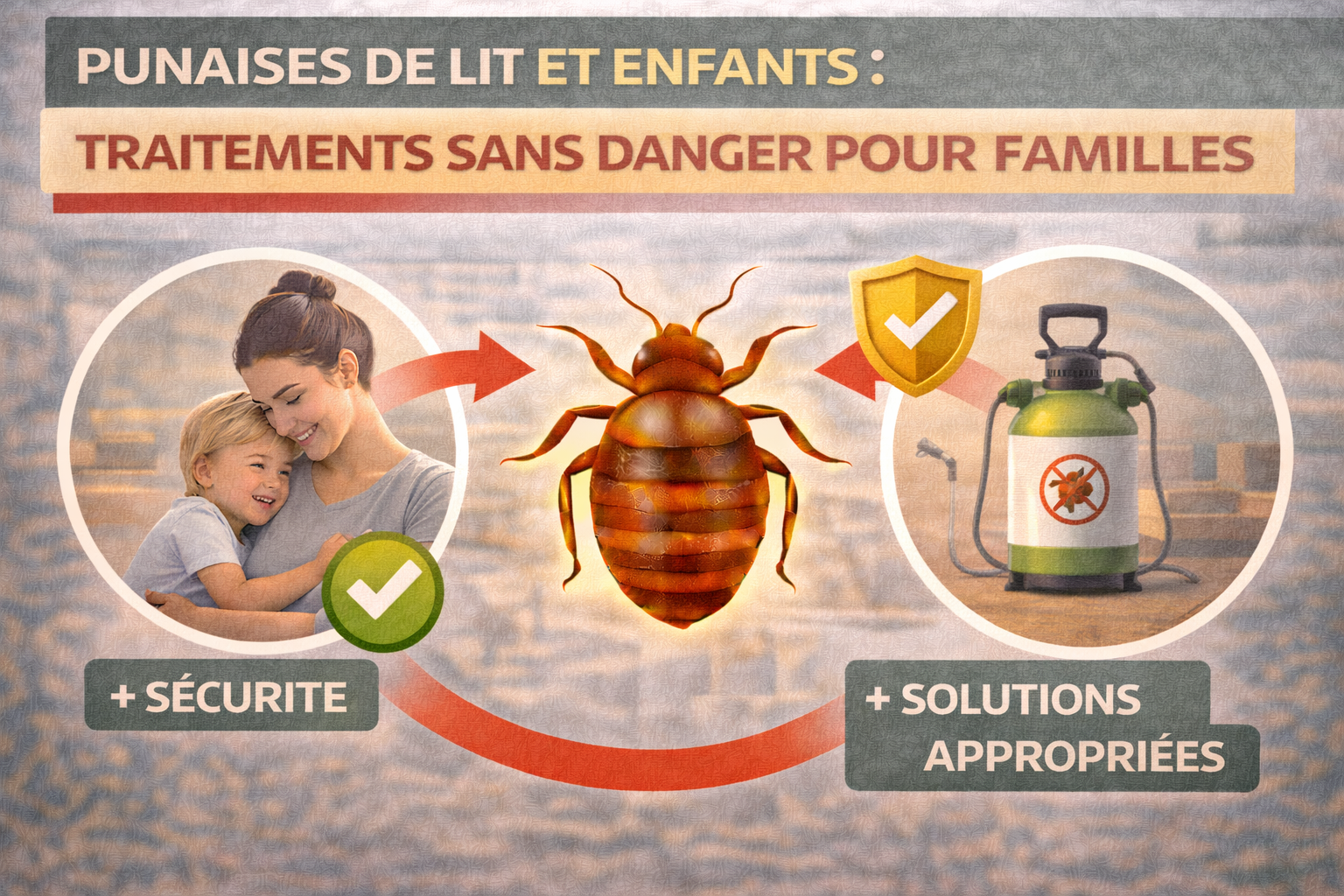 punaises de lit enfants traitements sans danger