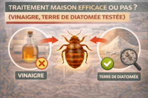 punaises de lit vinaigre blanc terre diatomee paris
