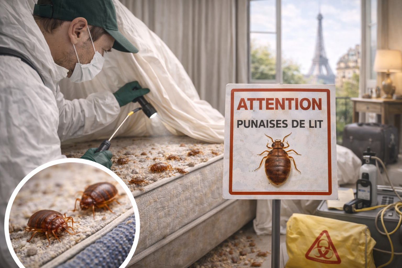 traitement punaises de lit cryogenisation seche paris