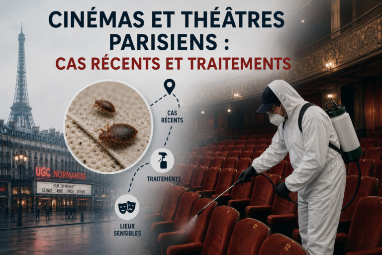Cinémas et Théâtres Parisiens Cas Récents et Traitements