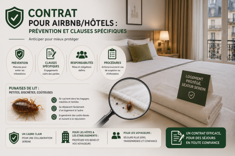 Contrat pour AirbnbHôtels