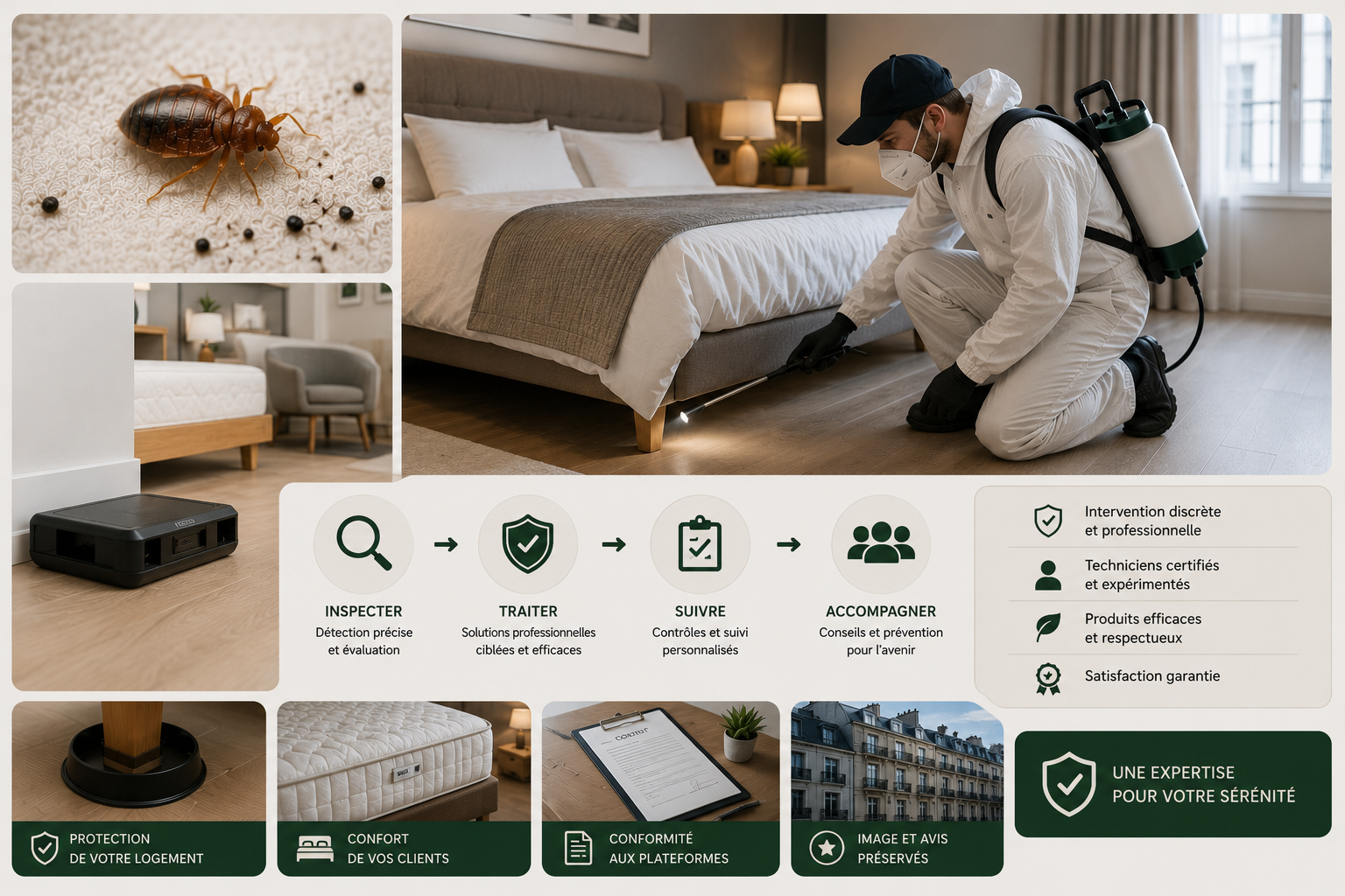 Contrat pour AirbnbHôtels Prévention paris