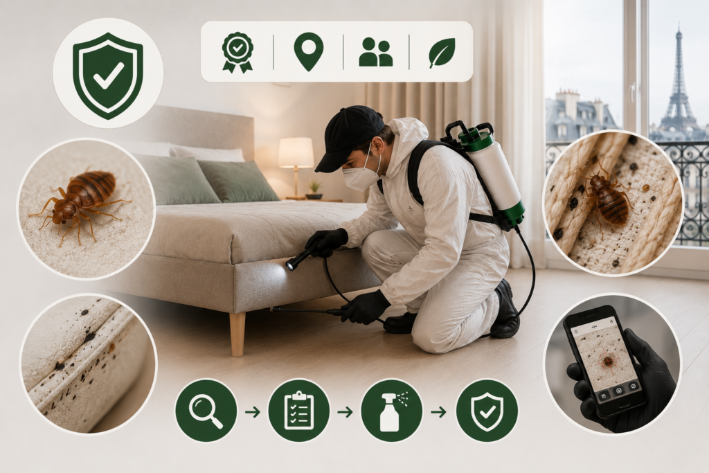 Entreprise Punaises de Lit Paris Certifications