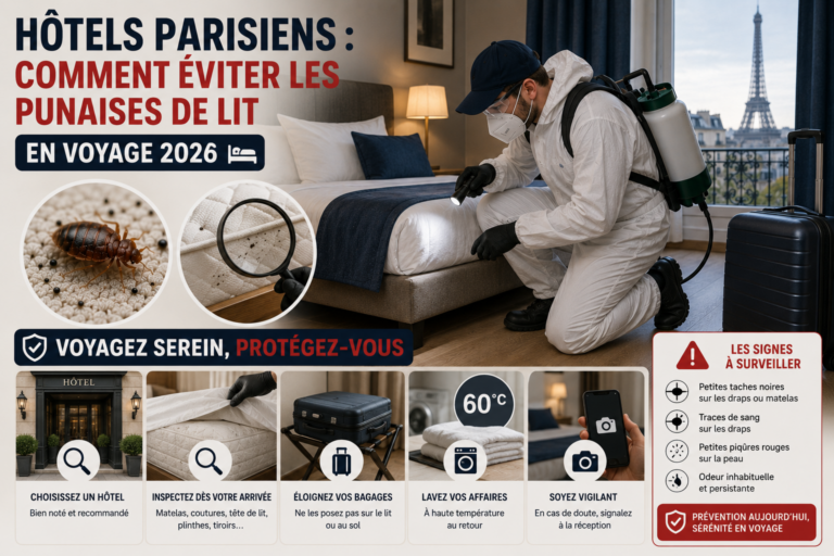 Hôtels Parisiens Comment Éviter les Punaises de Lit en Voyage