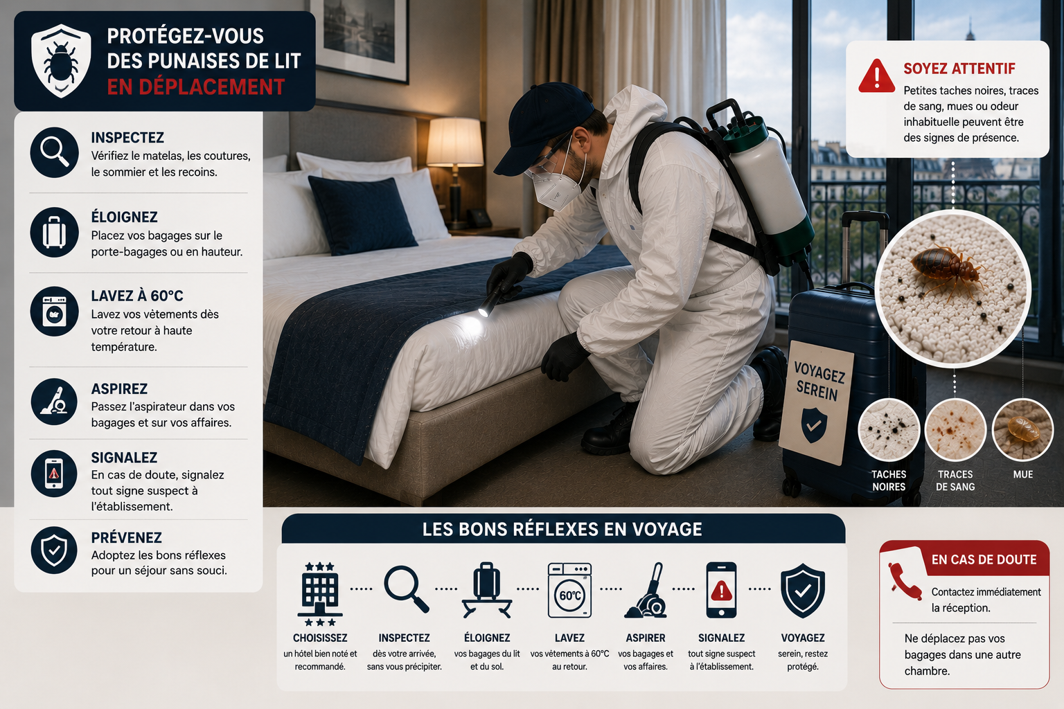 Hôtels Parisiens Comment Éviter les Punaises de Lit