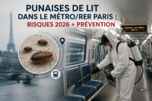 Punaises de Lit dans le MétroRER Paris Risques 2026 + Prévention
