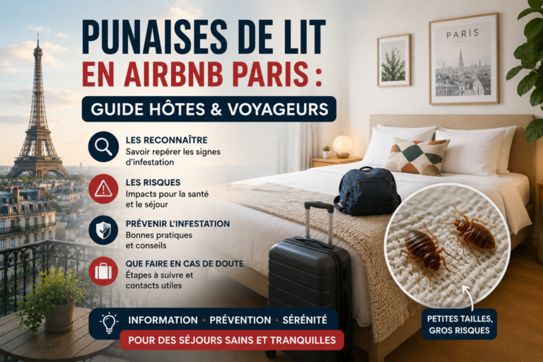 Punaises de Lit en Airbnb Paris Guide Hôtes Voyageurs