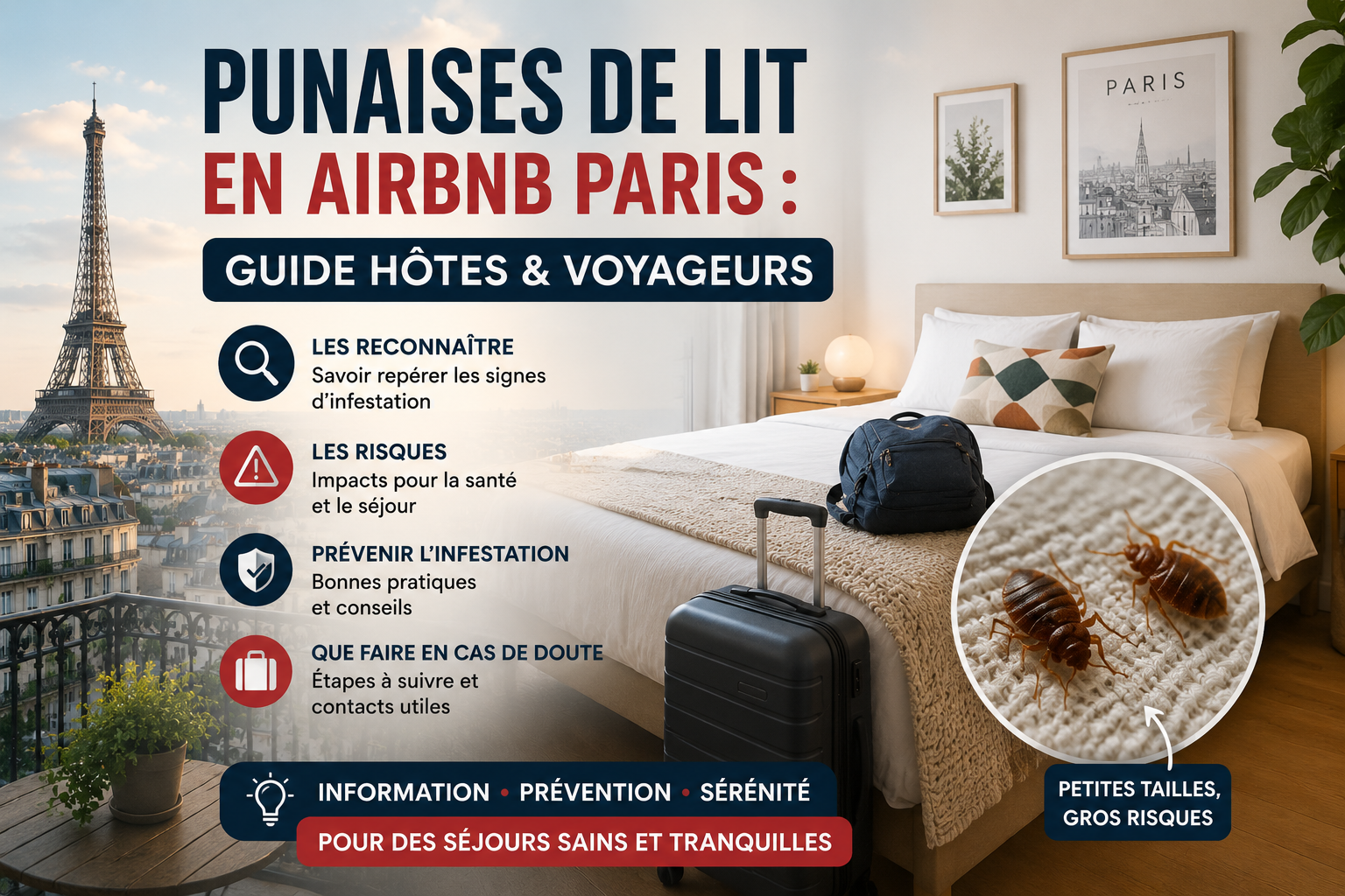 Punaises de Lit en Airbnb Paris Guide Hôtes Voyageurs
