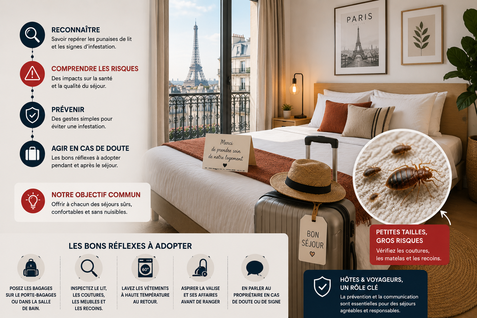 Punaises de Lit en Airbnb Paris Guide Hôtes
