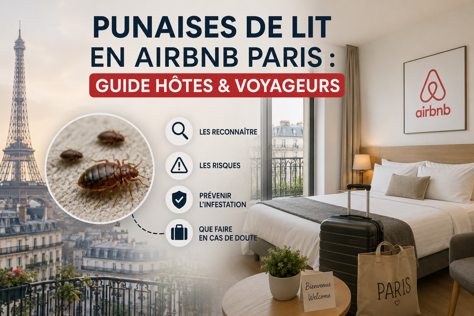 Punaises de Lit en Airbnb Paris