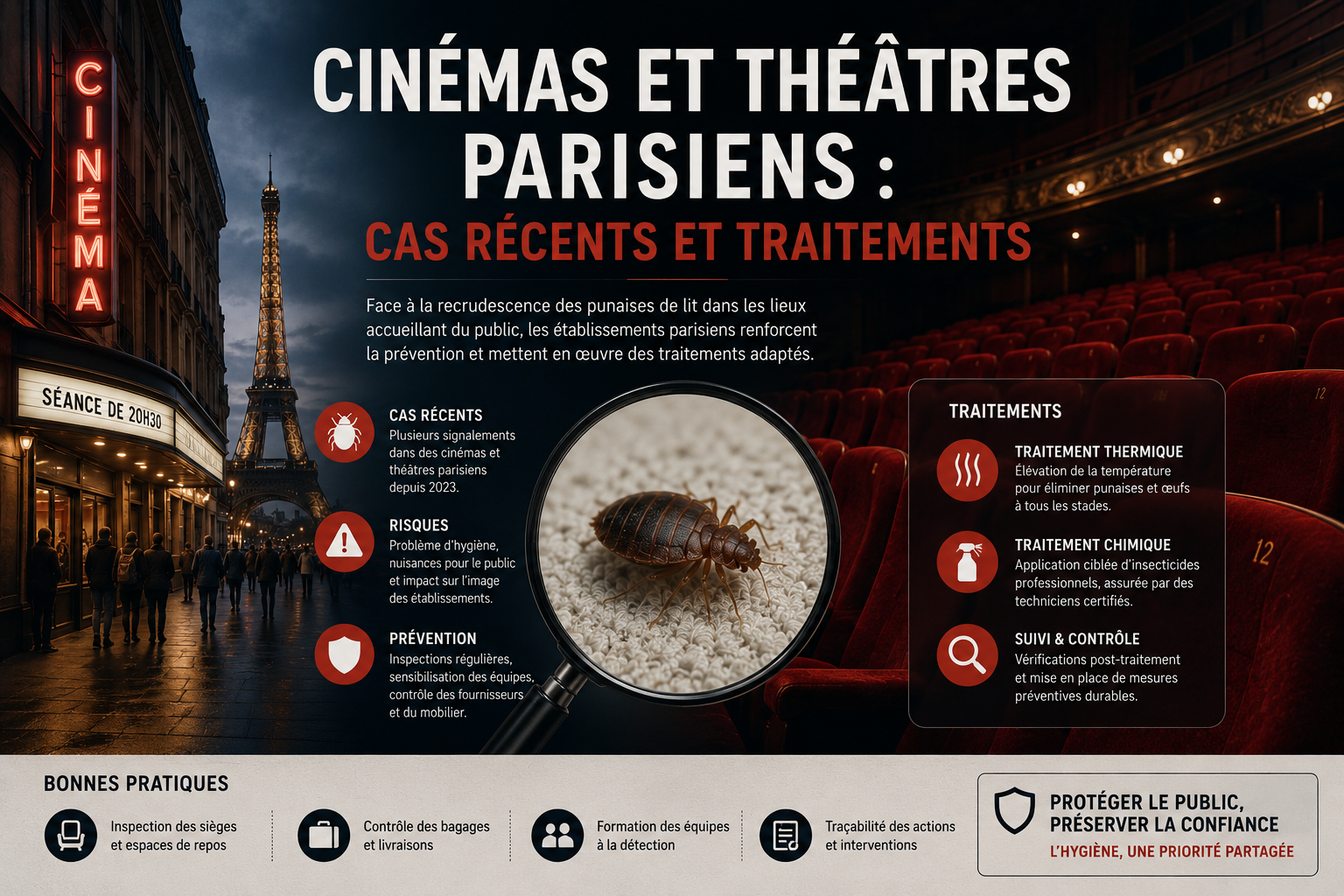 Théâtres Parisiens Cas Récents et Traitements