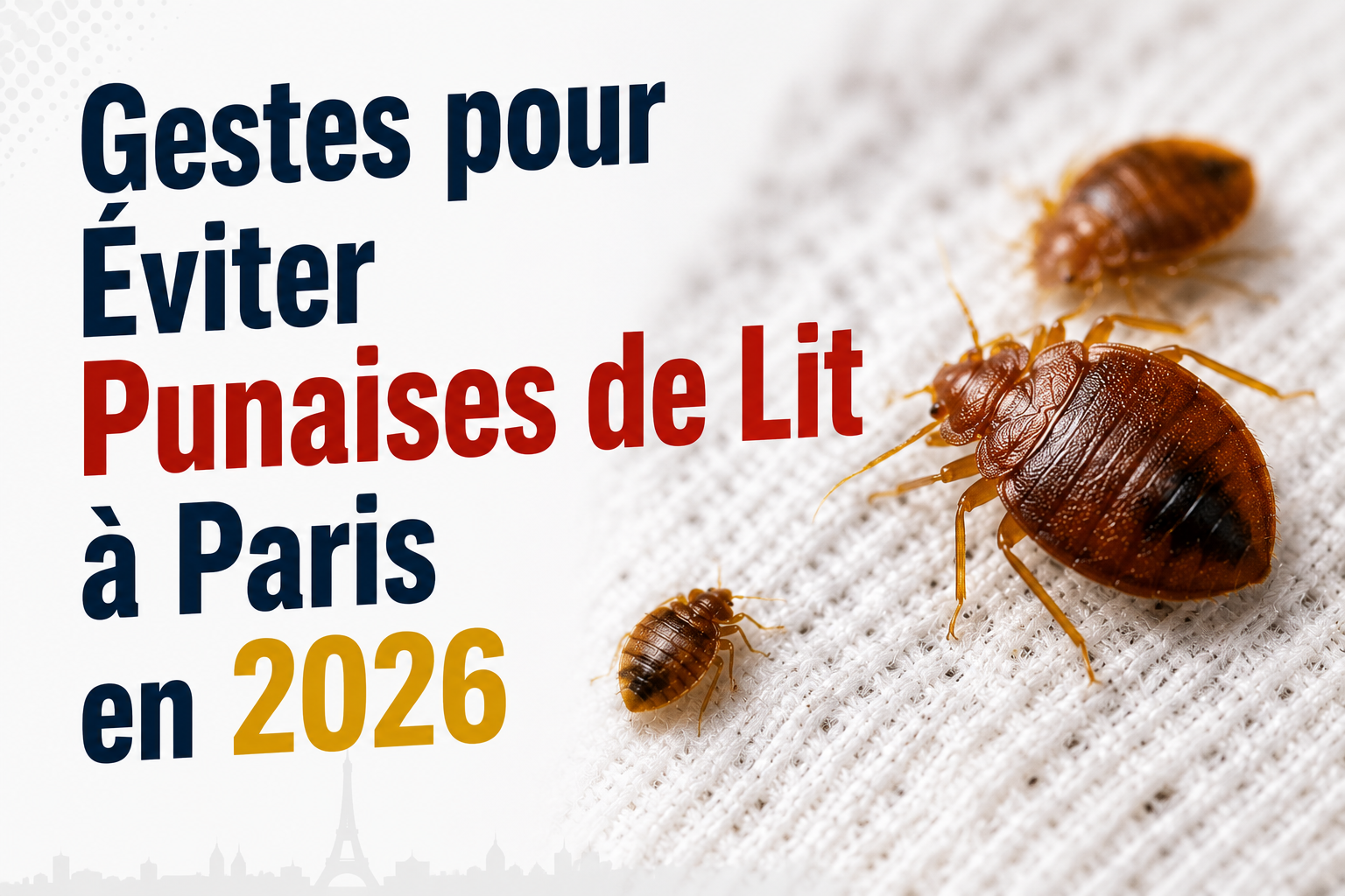 10 Gestes pour Éviter Punaises de Lit à Paris en 2026