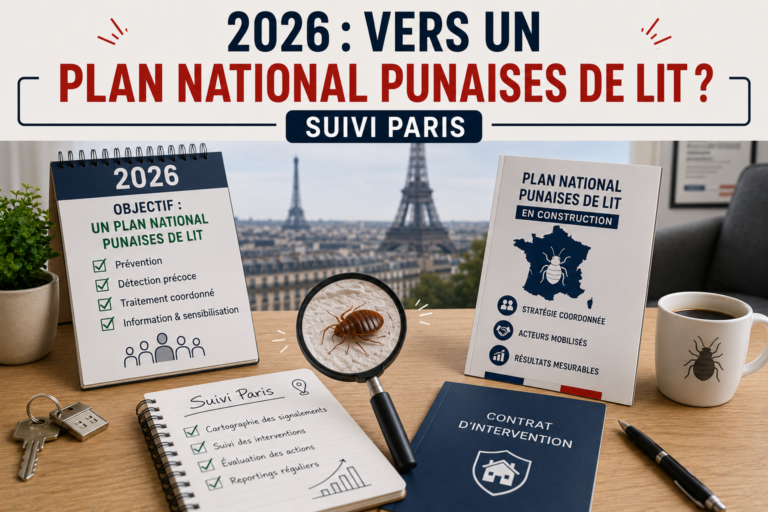 2026 Vers un Plan National Punaises de Lit Suivi Paris