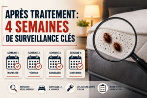 Après Traitement 4 Semaines de Surveillance Clés