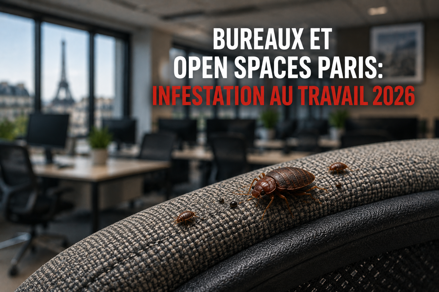 Bureaux et Open Spaces Paris Infestations
