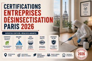Certifications Entreprises Désinsectisation Paris 2026