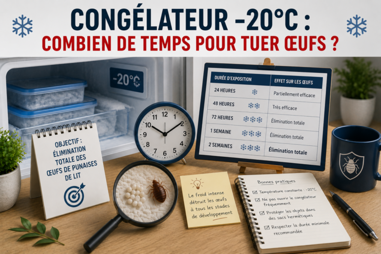 Congélateur -20°C Combien de Temps pour Tuer Œufs