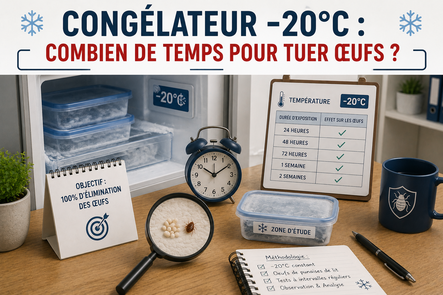 Congélateur Combien de Temps pour Tuer Œufs