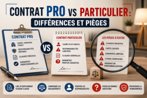 Contrat Pro vs Particulier Différences et Pièges