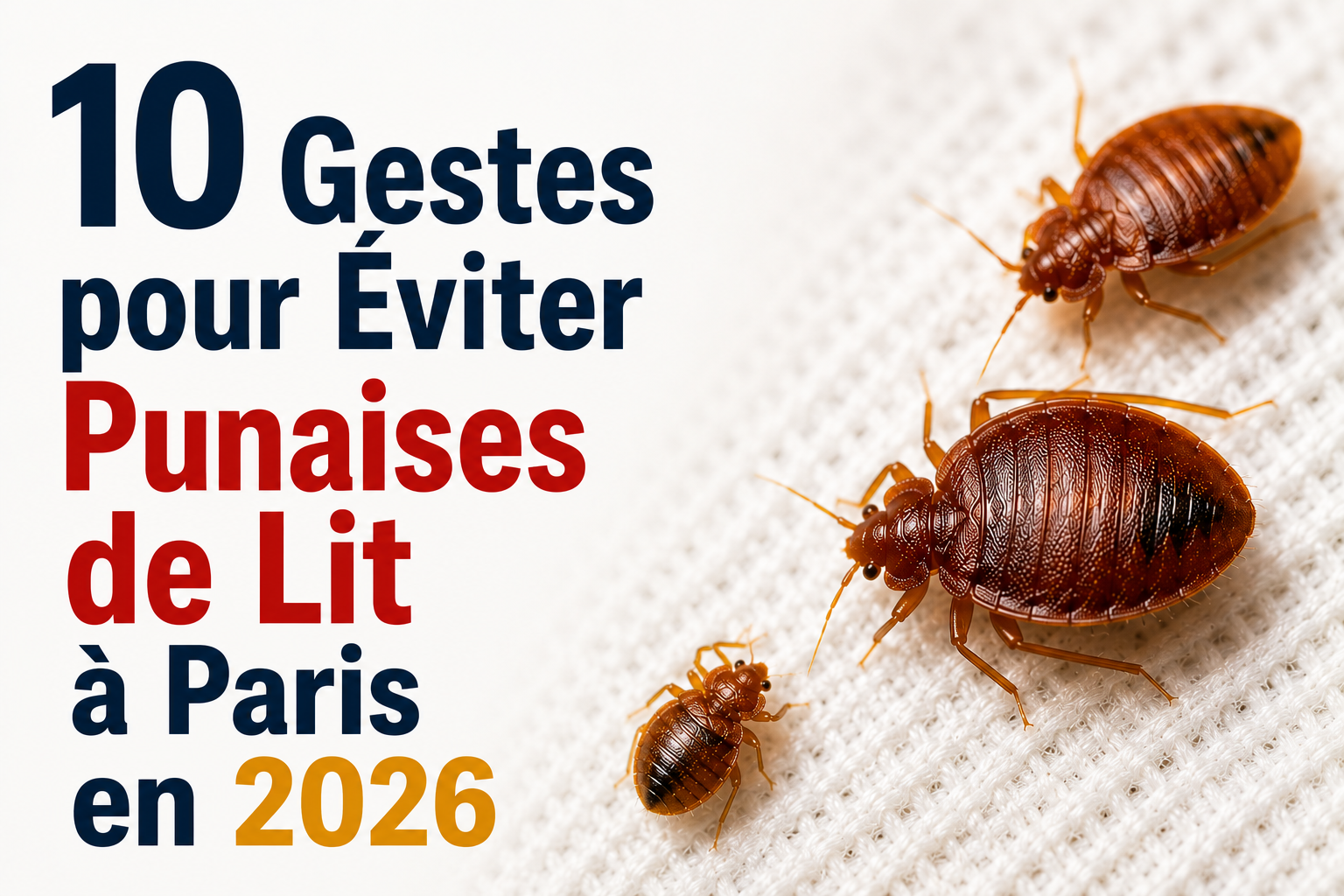 Éviter Punaises de Lit à Paris en 2026