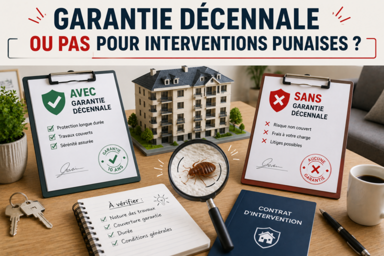Garantie Décennale ou Pas pour Interventions Punaises