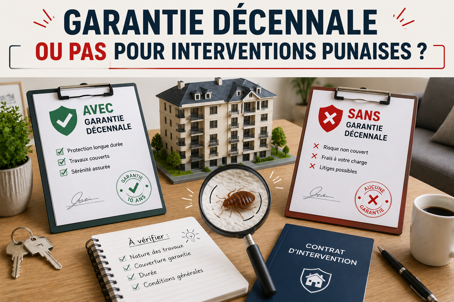 Garantie Décennale ou Pas pour Interventions Punaises