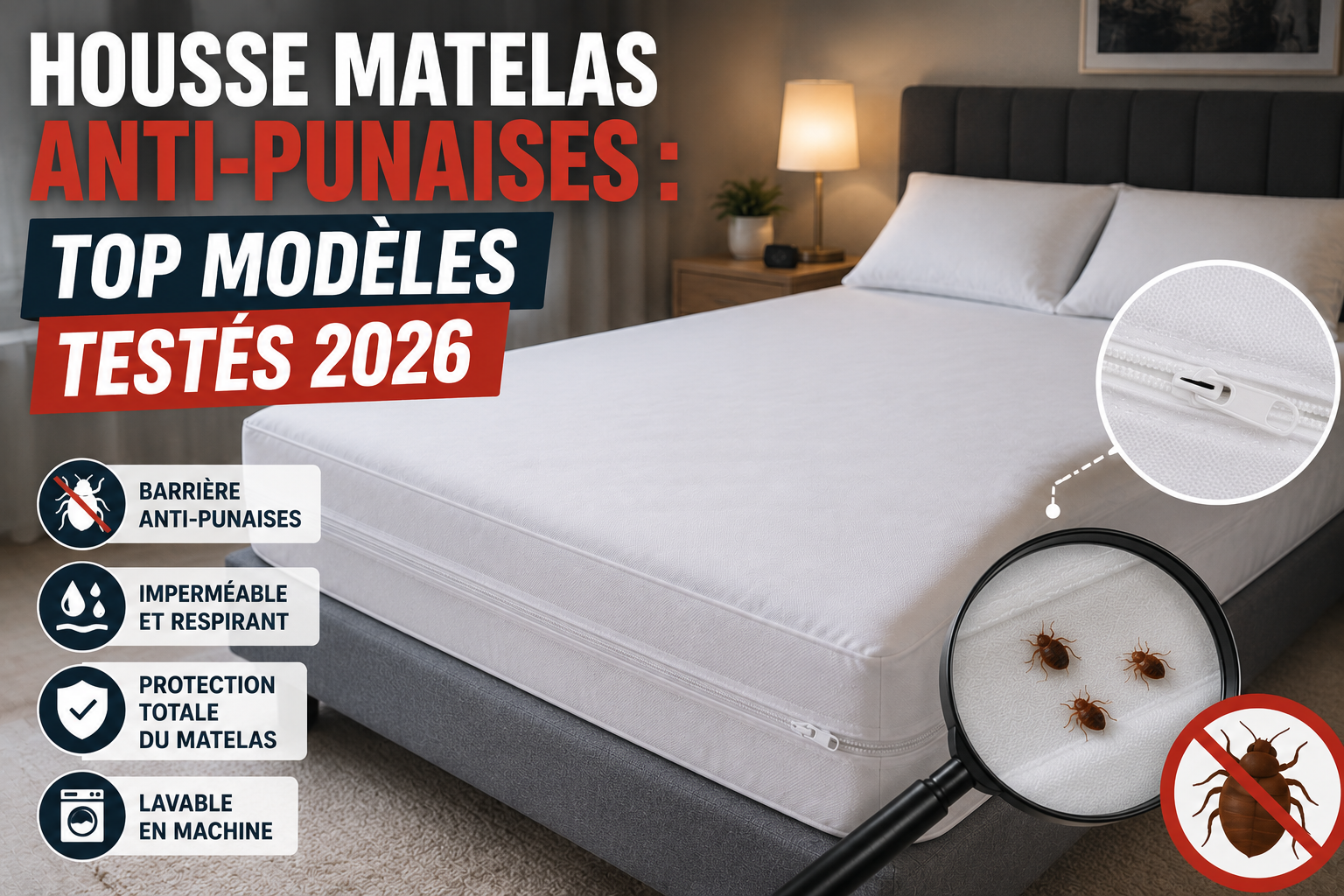 Housse Matelas Anti-Punaises Top Modèles Testés