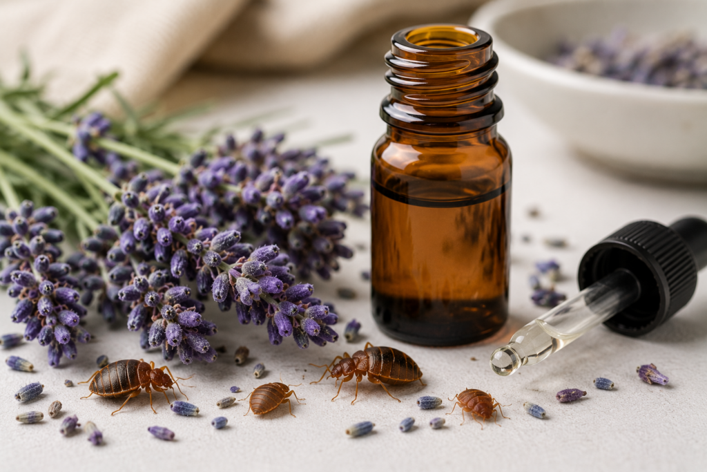 Huiles Essentielles vs Punaises Lavande Efficace