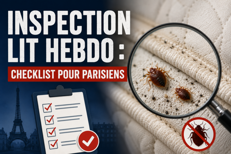 Inspection Lit Hebdo Checklist pour Parisiens