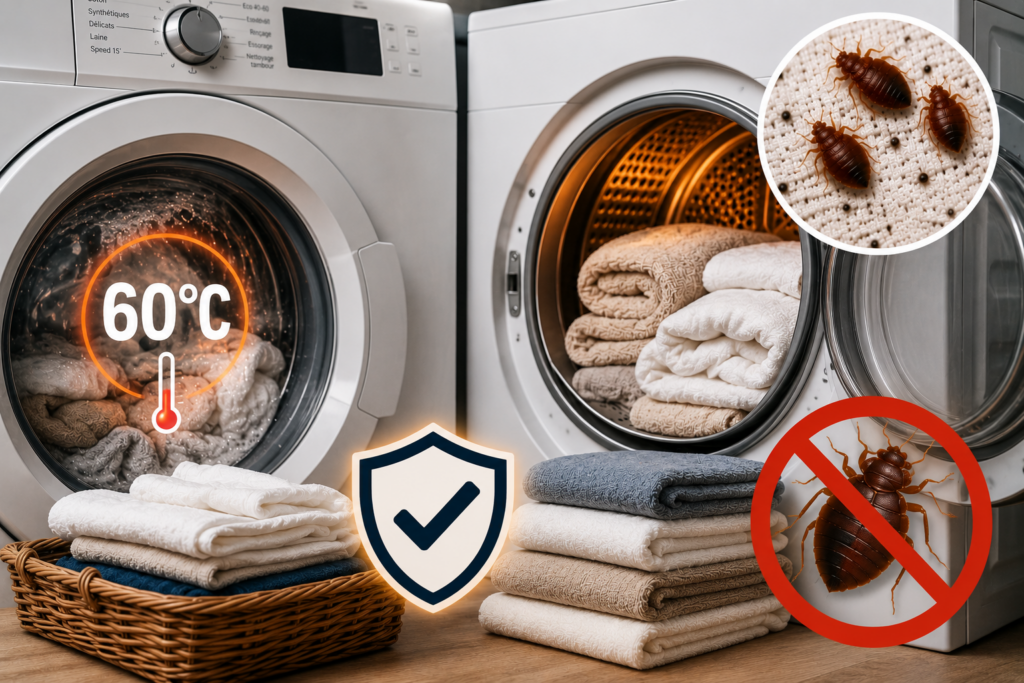 Lavage 60°C +Méthode 100% Efficace