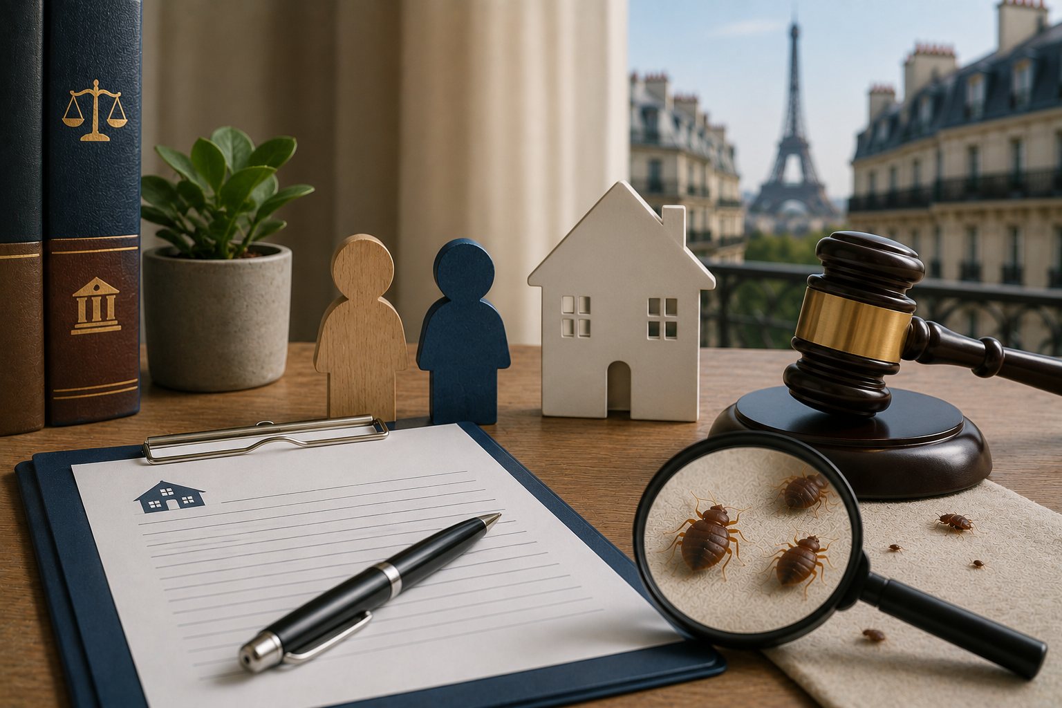 Litige Punaises de Lit Modèle ProprioLocataire