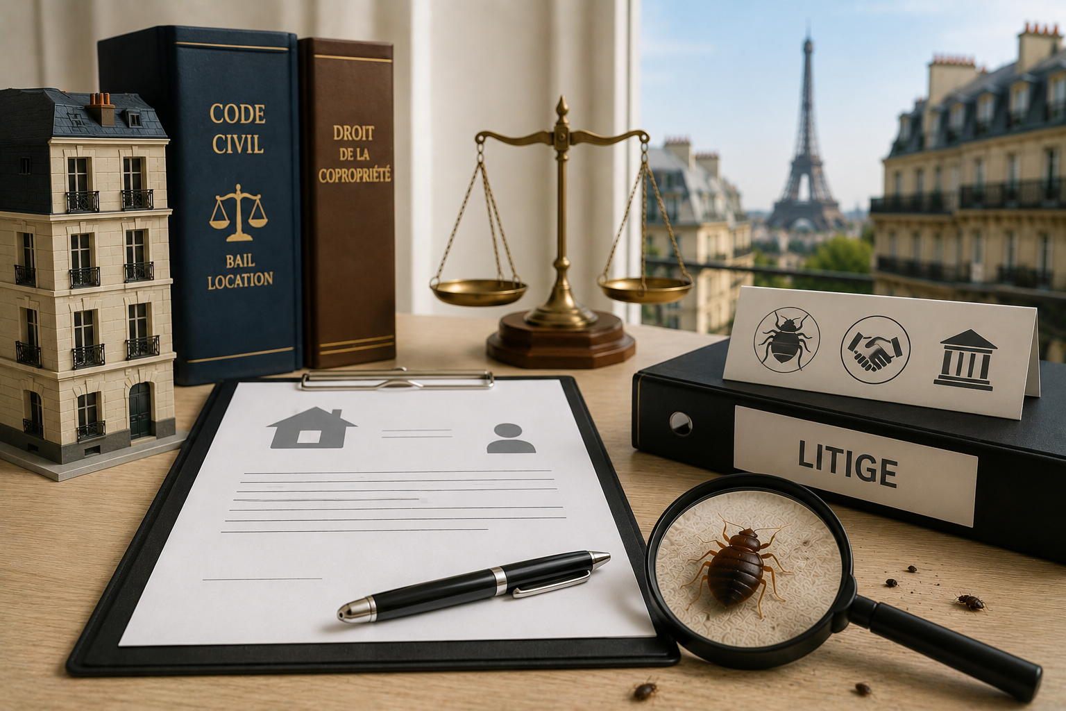 Litige Punaises de Lit lettre ProprioLocataire