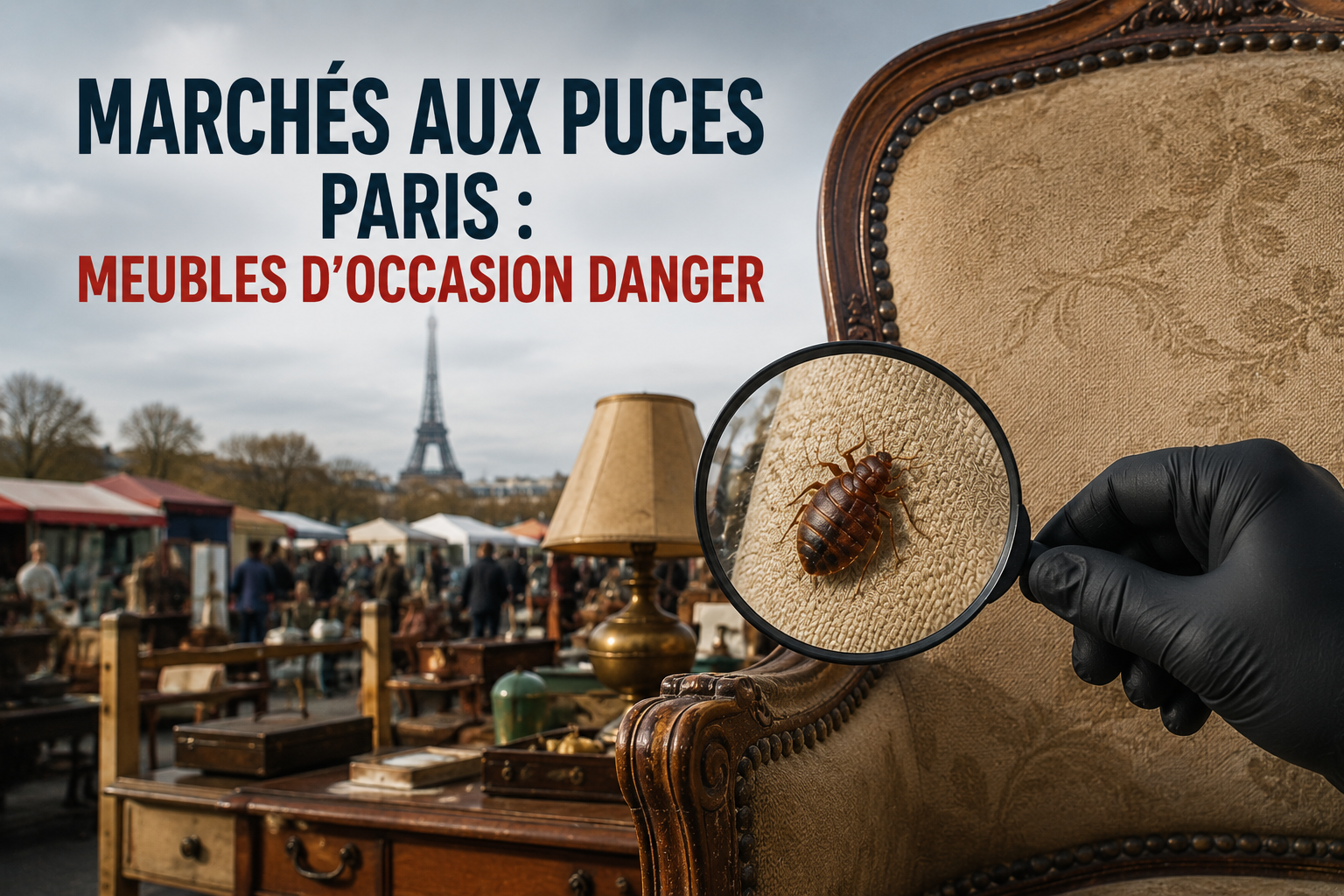 Marchés aux Puces Paris Meubles d’Occasion Danger