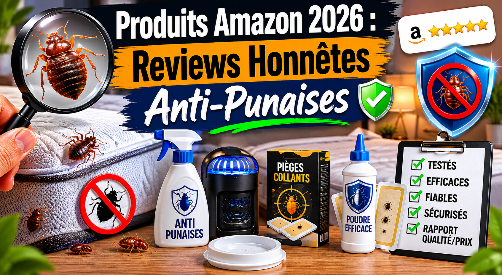Produits Amazon 2026 Reviews Honnêtes Anti-Punaises
