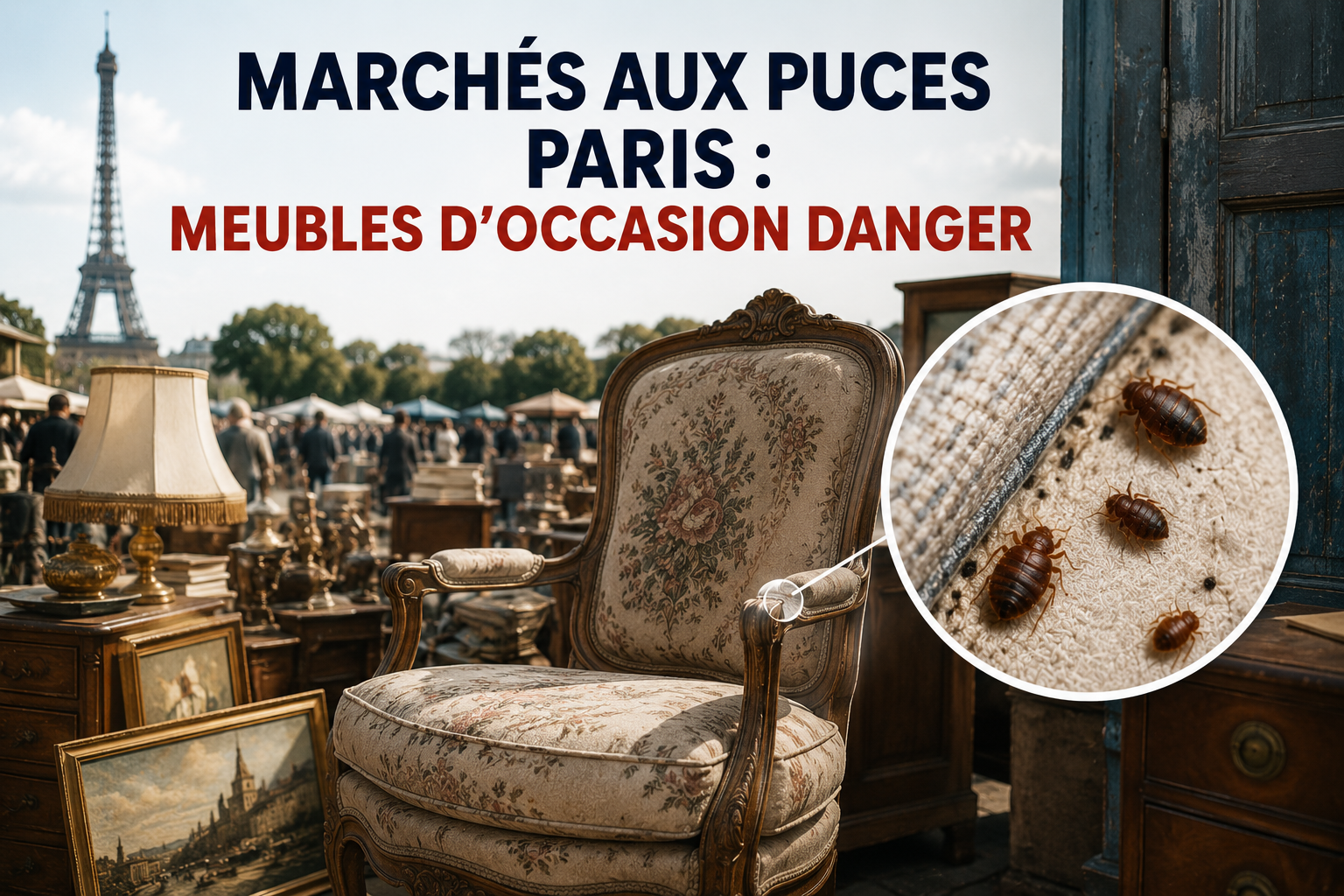 Puces Paris Meubles d’Occasion Danger