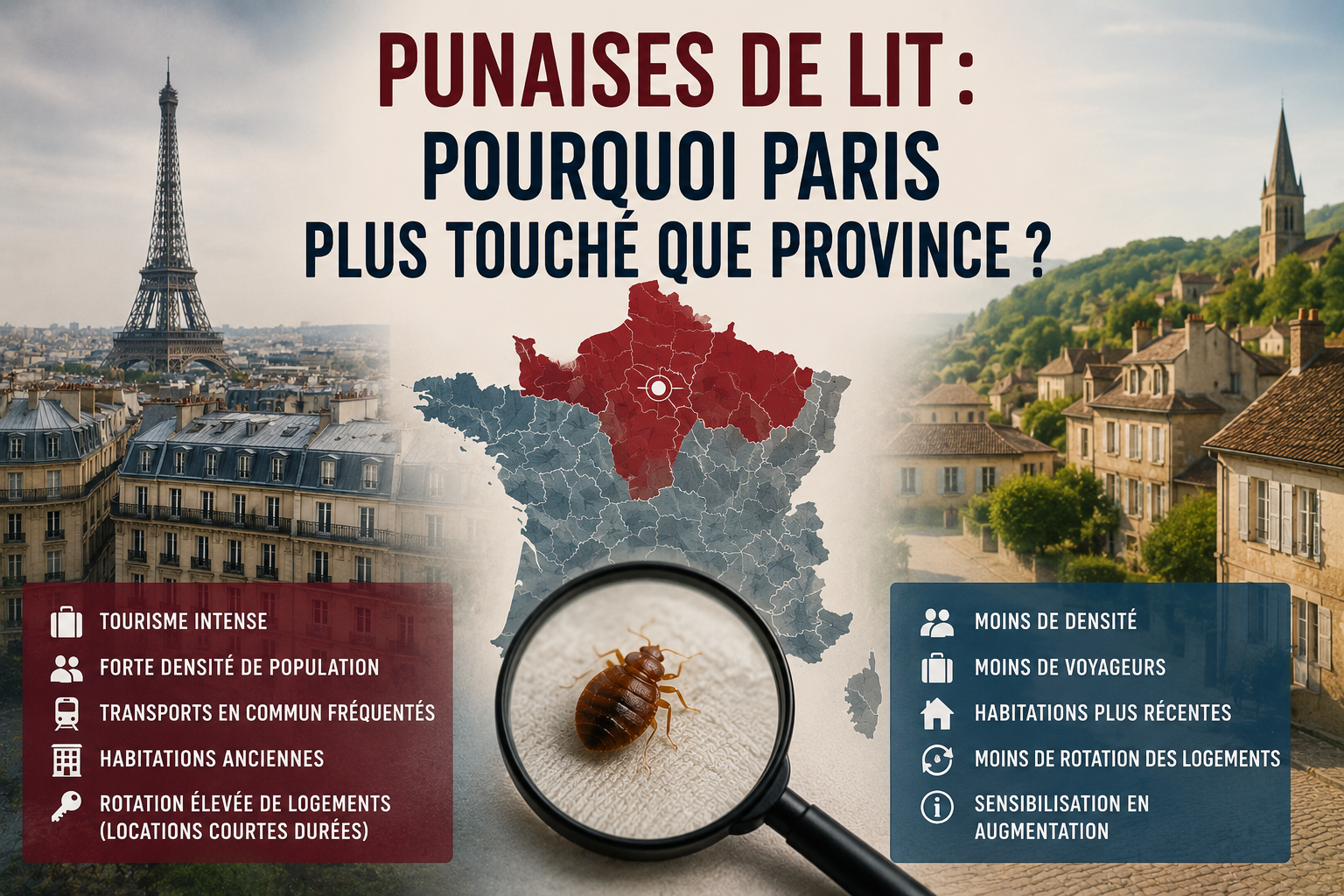 Punaises de Lit Pourquoi Paris Plus Touché que Province