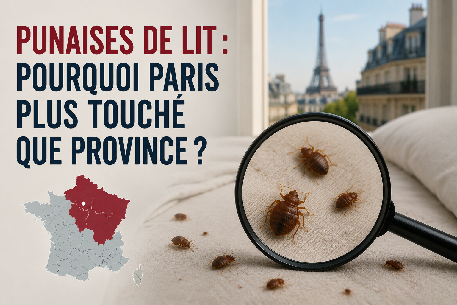 Punaises de Lit Pourquoi Paris Plus Touché