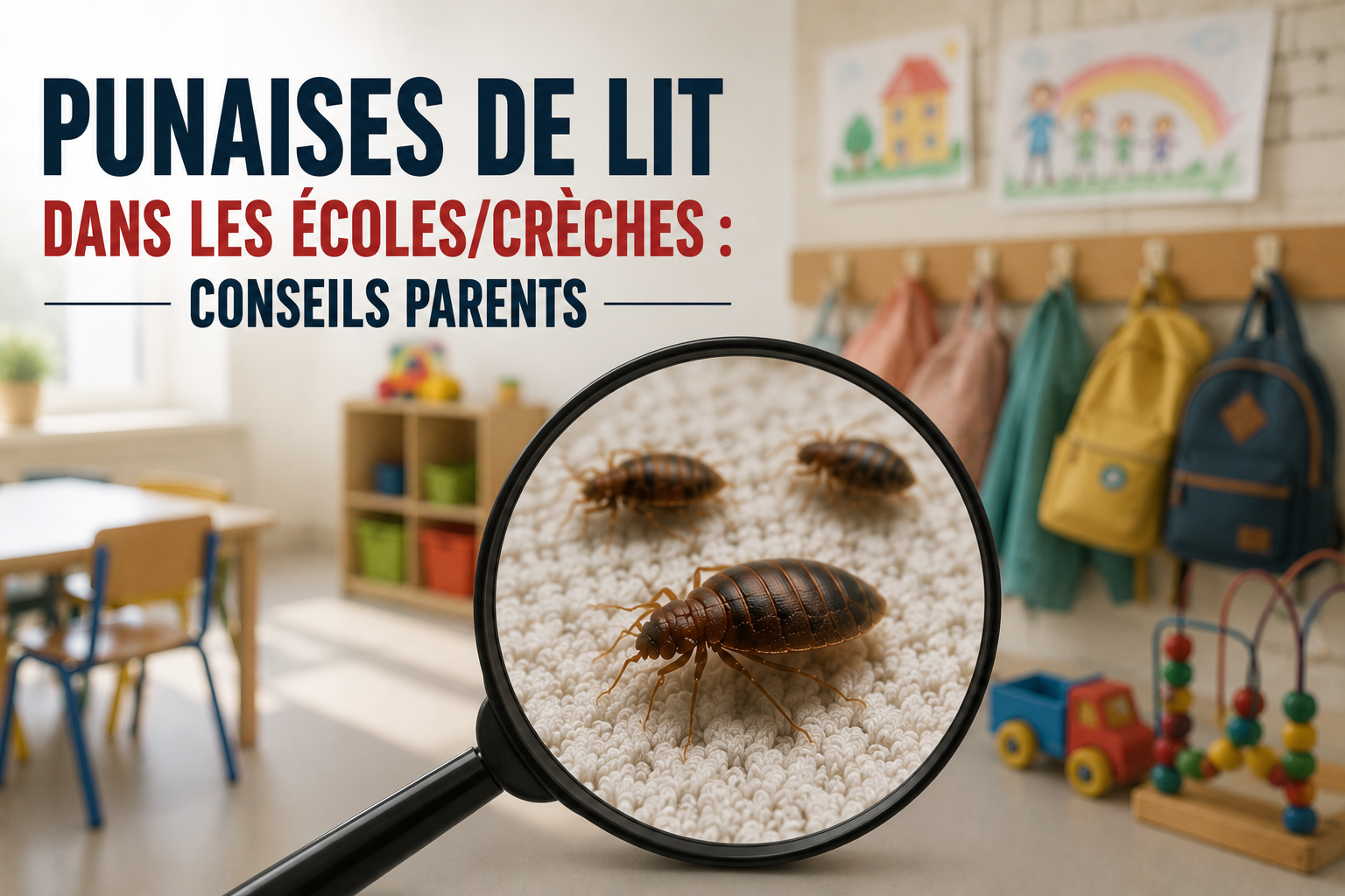 Punaises de Lit dans les ÉcolesCrèches Conseils Parents