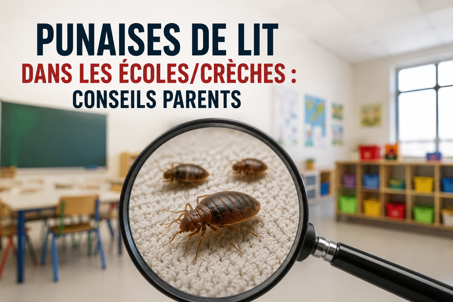 Punaises de Lit dans les ÉcolesCrèches Conseils